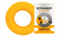 Эспандер-кольцо FORTIUS 40 кг желтый