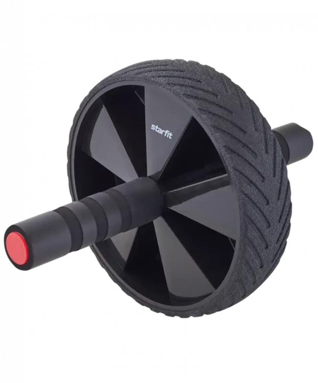 Ролик для пресса STARFIT RL-104, черный/красный