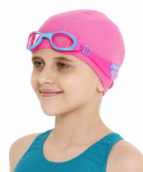 Шапочка для плавания 25DEGREES Comfo Pink 25D21001K, полиэстер, детский