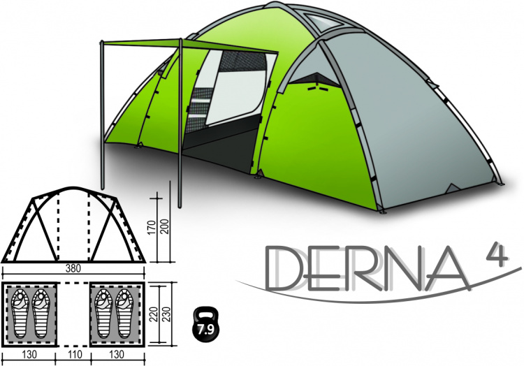 Палатка Indiana Derna 4