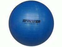 Мяч для фитнеса "Anti-burst GYM BALL" (матовый). Цвет: ГОЛУБОЙ. Диаметр 85 см
