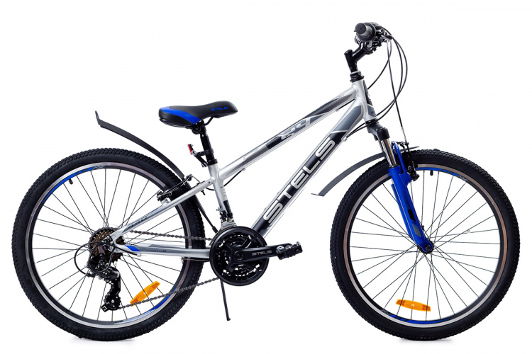 Велосипед Stels Navigator 440 V K010 (серебристый/синий, 12")