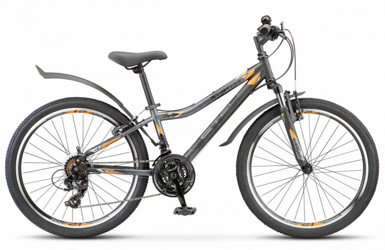 Велосипед Stels Navigator 410 V (антрацитовый/черный, 12")