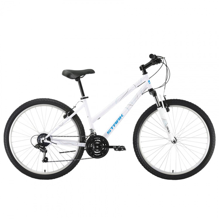 Велосипед Stark'21 Luna 26.1 V (белый/голубой, 16")